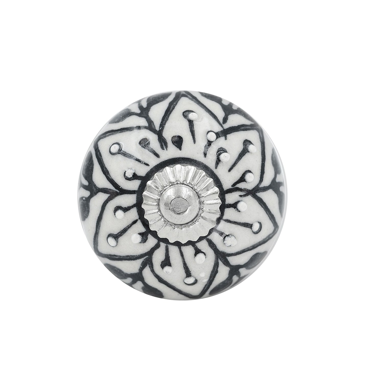 Blossoming Elegance Crystal Flower Knob