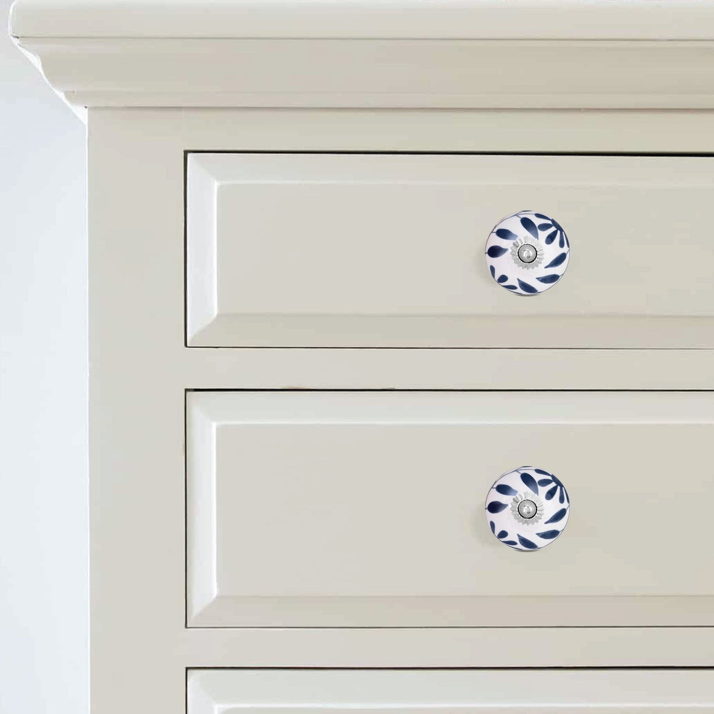 Blue Celestial Leaf Knobs