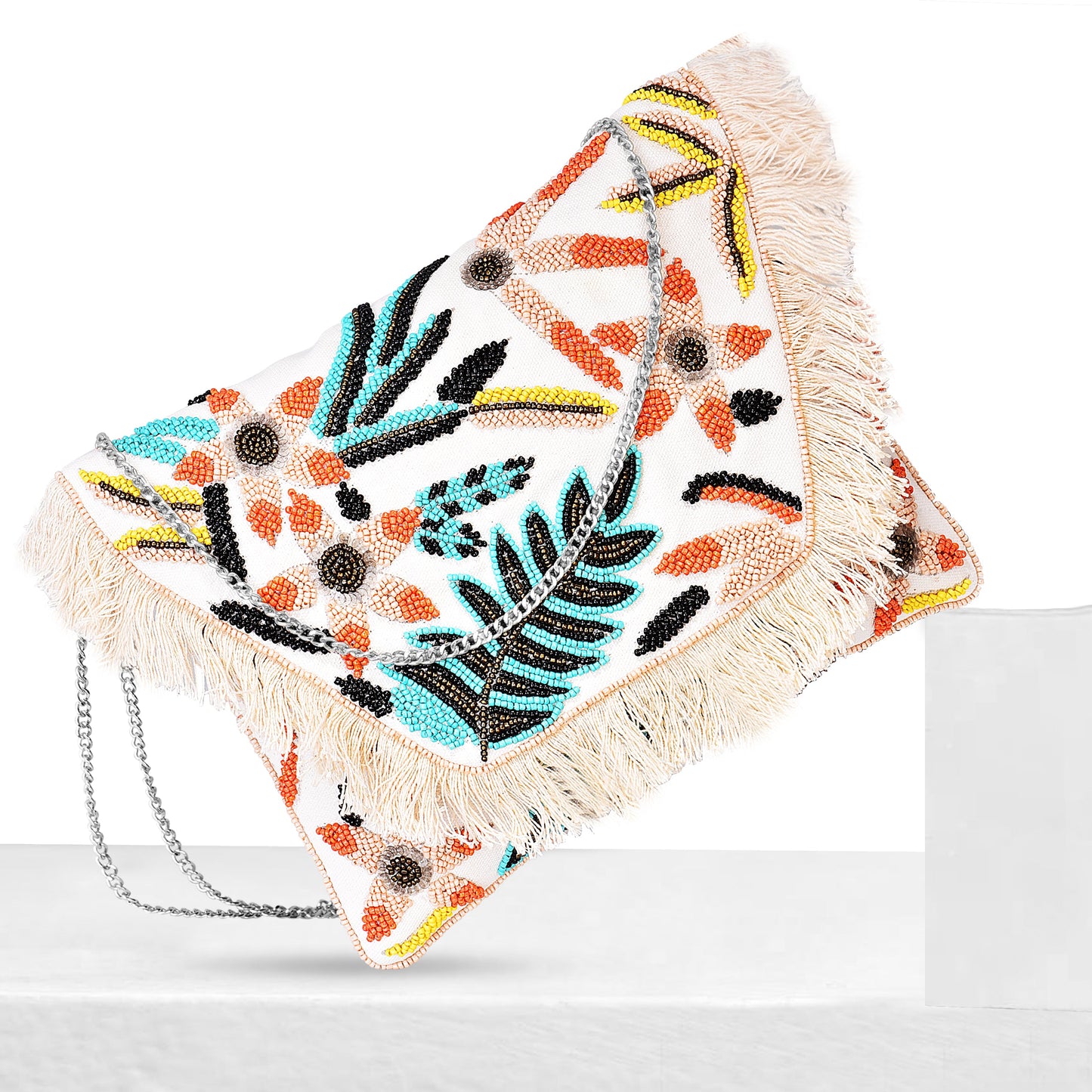 Handcrafted Versatile beaded Sling bag