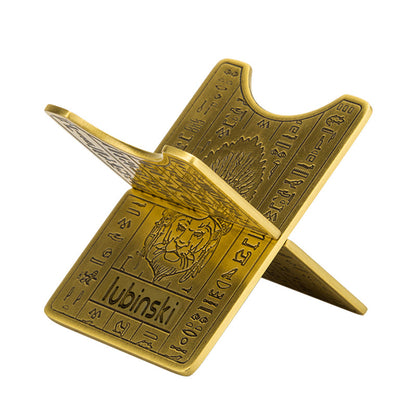 Cigar holder portable metal brass electroplated carbon fiber display cigar holder