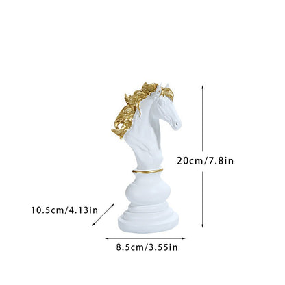 Chess resin ornaments wine cabinets kings queens warhorses chess pieces chessboards home decor