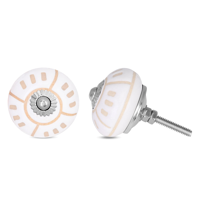 Elegant GoldTrace Decorative Drawer Knob | The Indian Aura