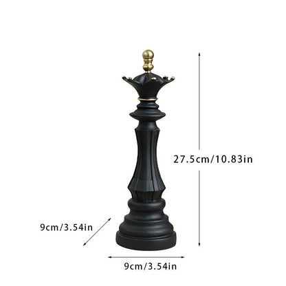 Chess resin ornaments wine cabinets kings queens warhorses chess pieces chessboards home decor