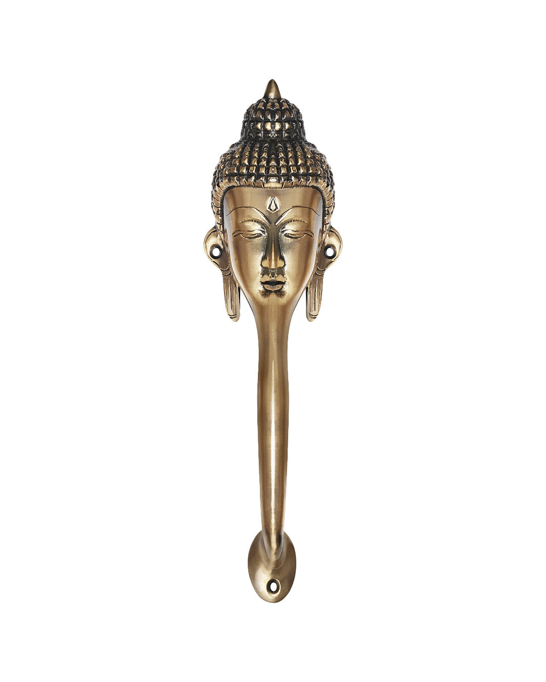 Gautam Buddha Face Brass Door Handle.