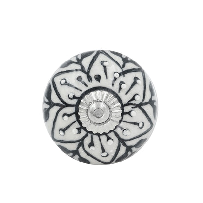 Blossoming Elegance Crystal Flower Knob