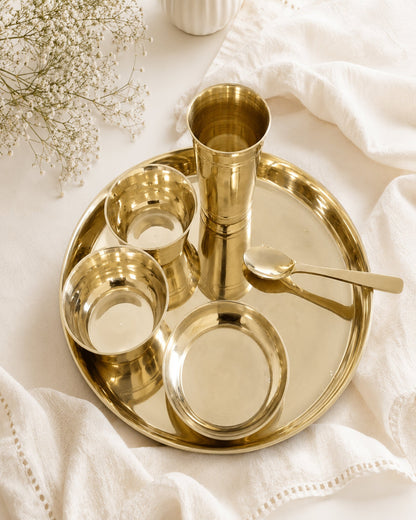 100% Pure Kansa Thali set