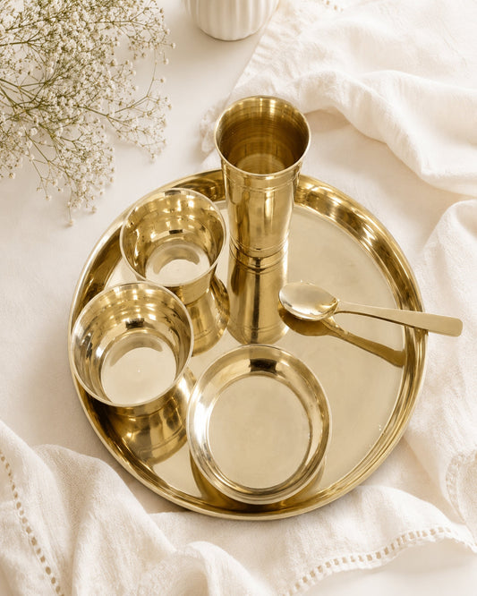 100% Pure Kansa Thali set