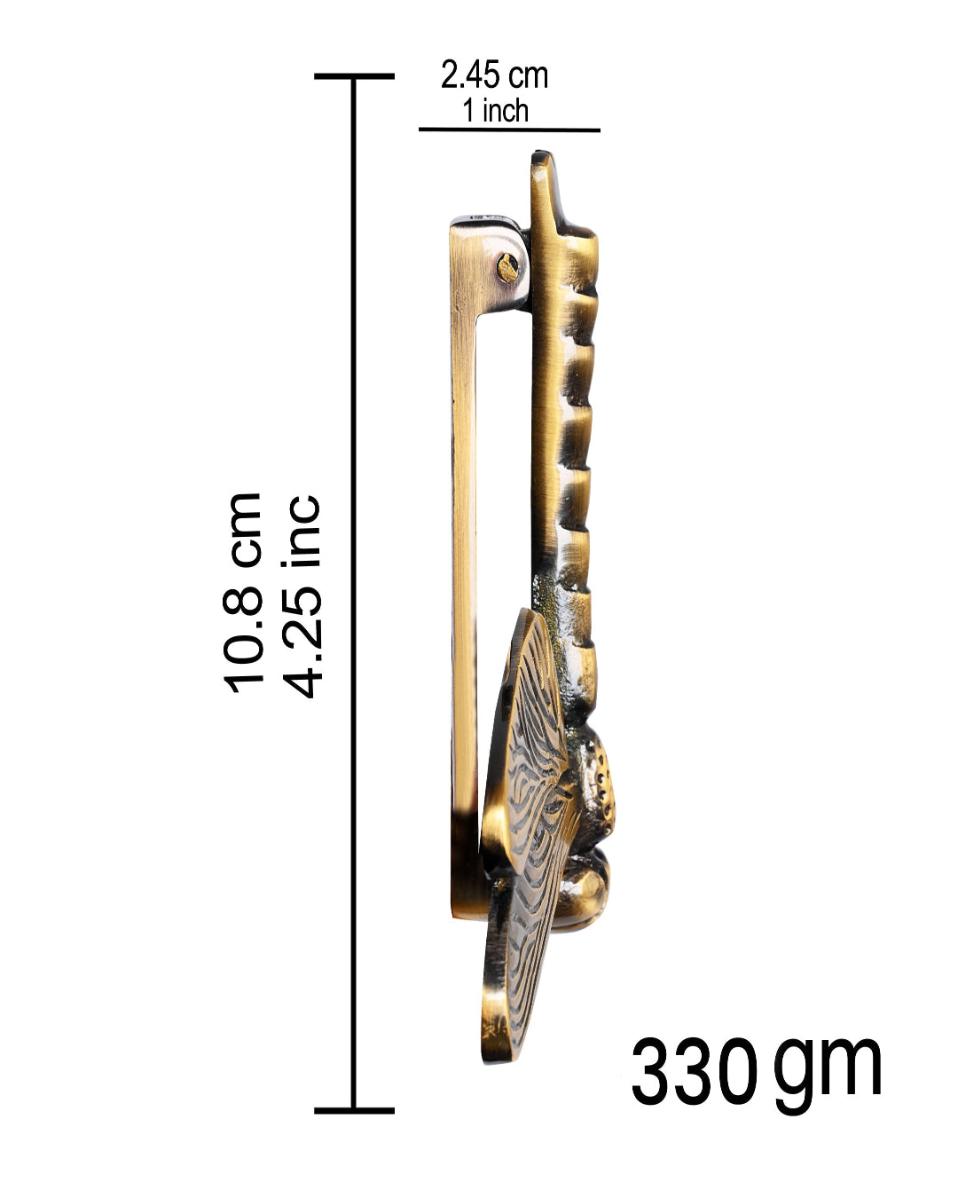 dimension of dragonfly door knocker