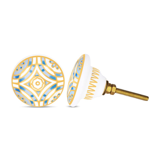 Blue and Golden Luxurious Knobs