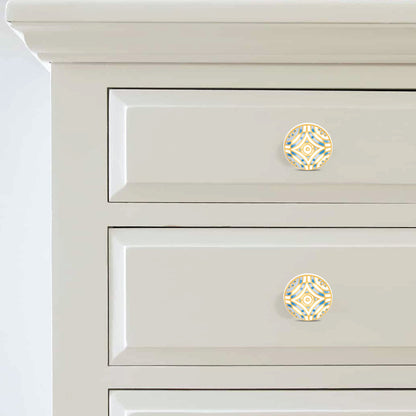 Blue and Golden Luxurious Knobs