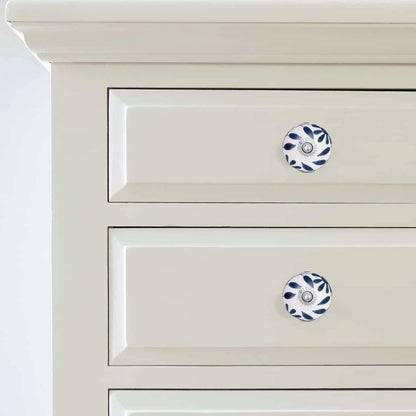 Blue Celestial Leaf Knobs