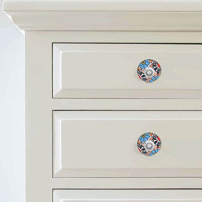 Multicolor Floral Knobs