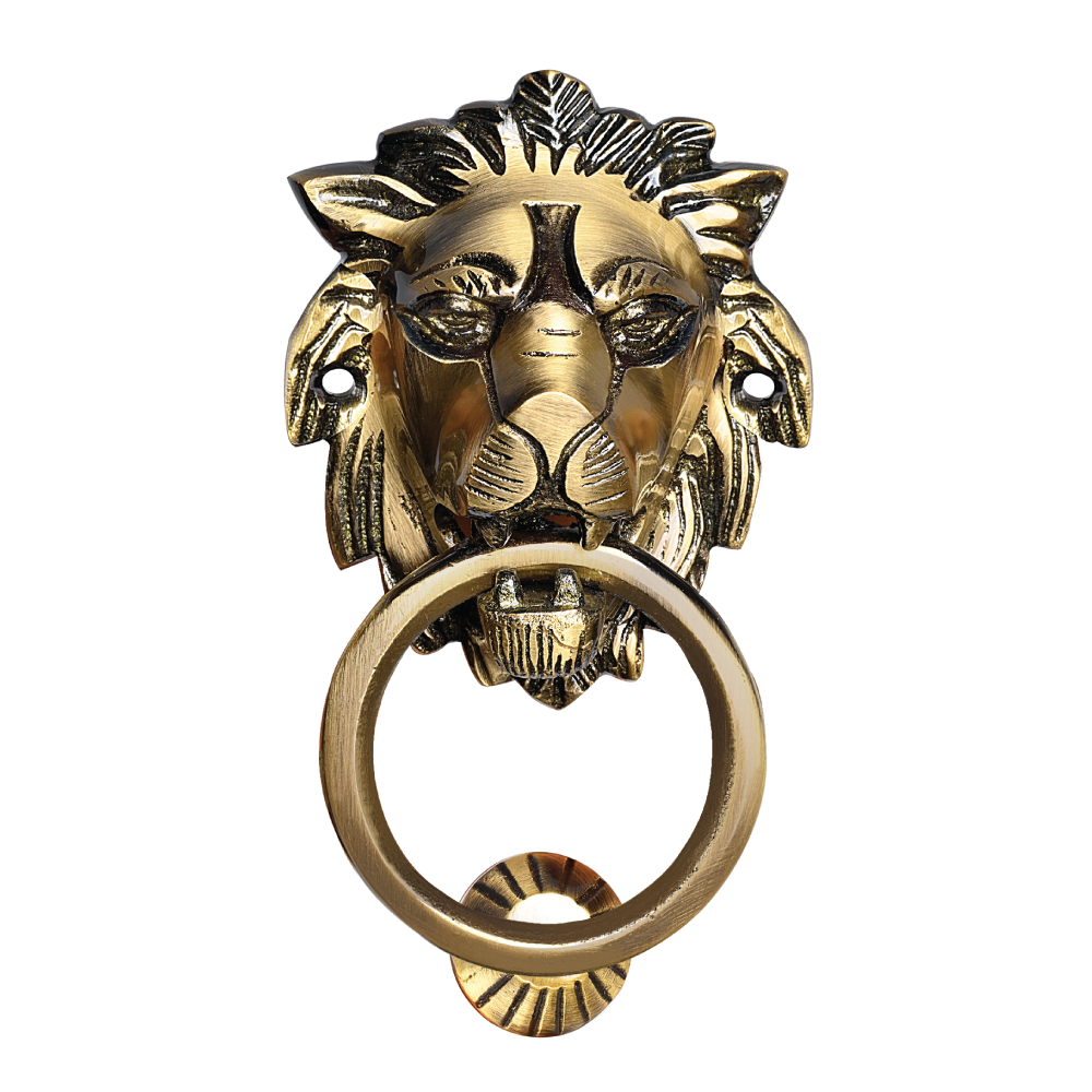 Lion Guardian Door Knocker