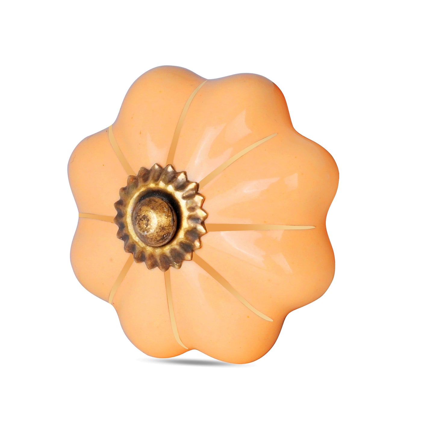 Orange Gold line Knobs