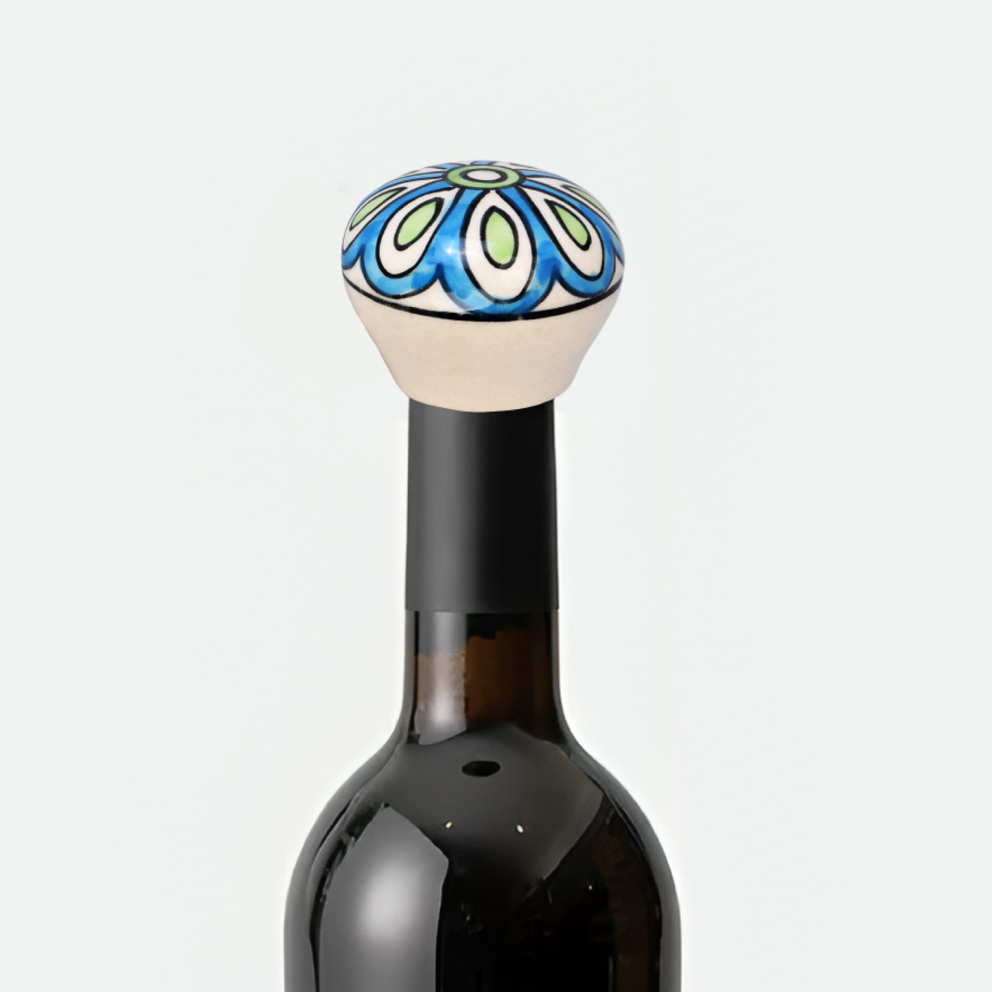 Shining Flower Design Wine Bottle Stopper