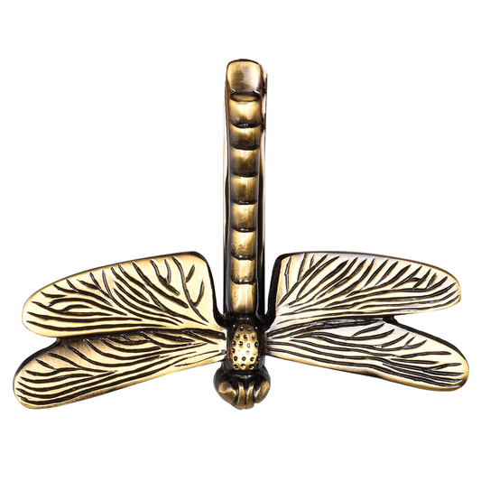 Dragonfly Elegance Brass Door Knocker