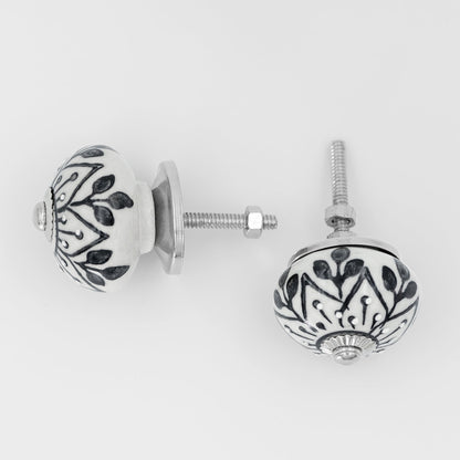 Blossoming Elegance Crystal Flower Knob